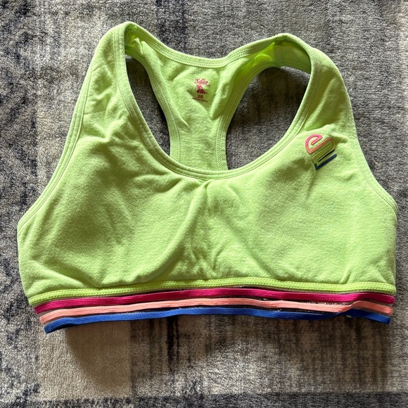 Justice Other - Justice Lime Green Kids Sports Bra